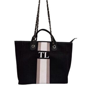 The Lily Canvas Black Women's Medium Tote Bag NWOT